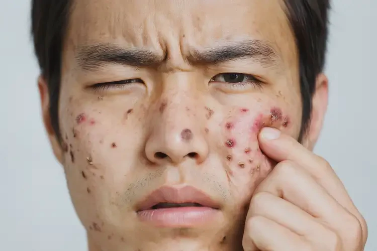 青年人臉上長濕疹不管它會自己自愈嗎(圖4)