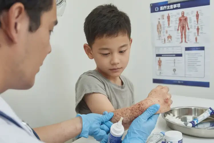 少兒手臂上出濕疹可不可以根治(圖3)