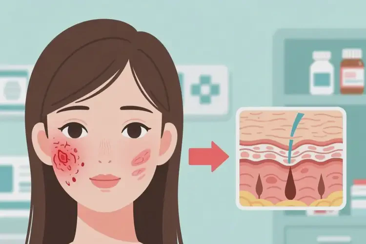 女性臉上偶爾長(zhǎng)濕疹可不可以根治(圖4)