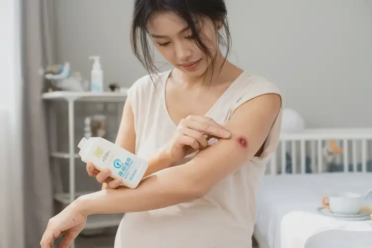 哺乳期媽媽手臂上出濕疹不管它會(huì)自己自愈嗎(圖2)