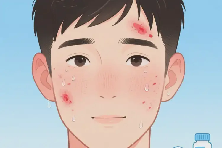 男人面部經(jīng)常起濕疹能不能根治(圖4)