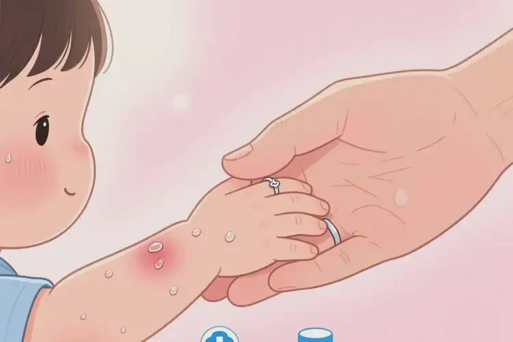 小孩手上出現(xiàn)濕疹能徹底自愈嗎(圖2)