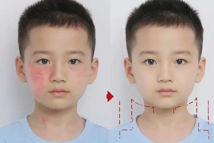 少兒脖子出現(xiàn)濕疹可不可以根治(圖1)