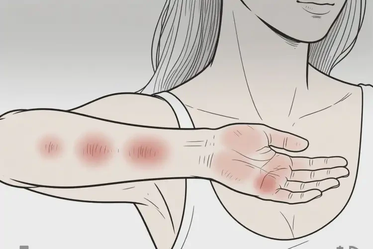 女性手臂上有濕疹可以徹底自愈嗎(圖2)