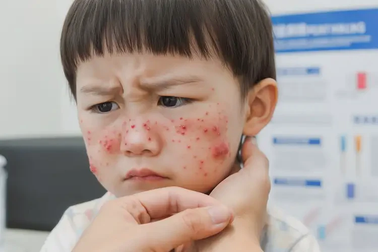 小孩全身偶爾長濕疹能徹底自愈嗎(圖4)
