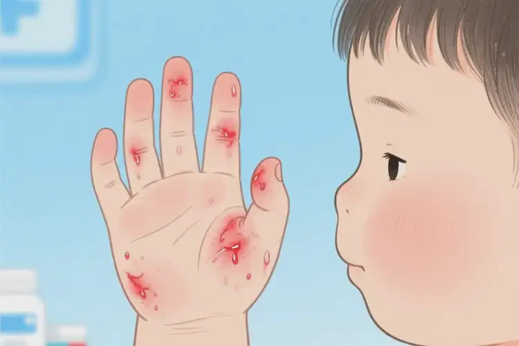 小孩手上經(jīng)常長濕疹能徹底自愈嗎(圖4)