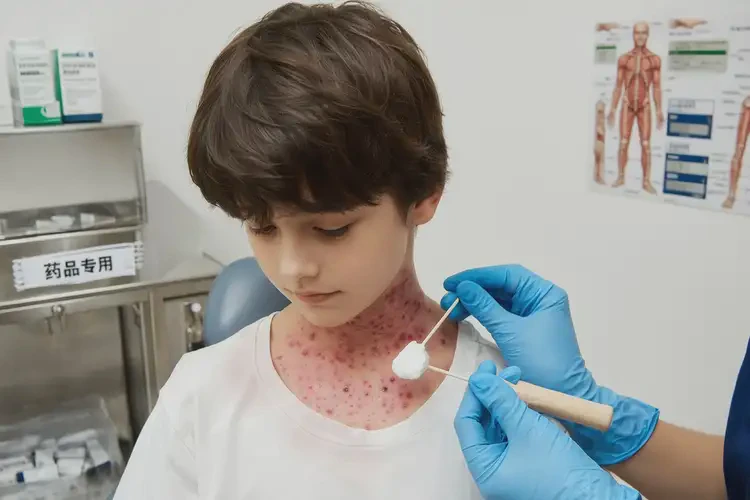 青少年脖子出現(xiàn)濕疹能徹底自愈嗎(圖3)