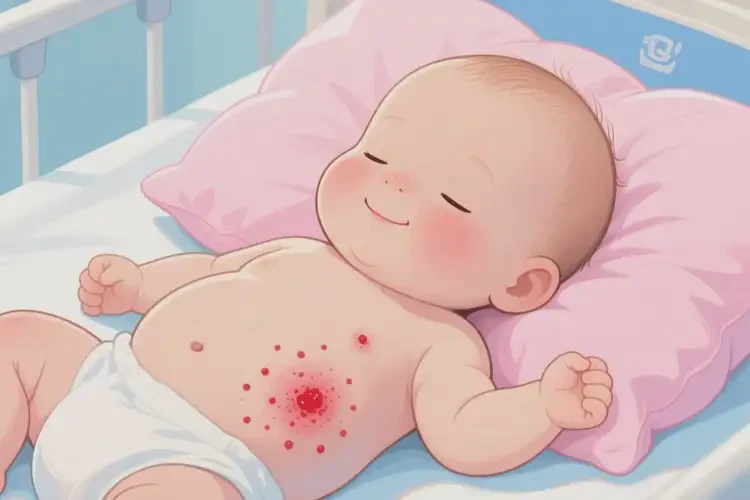 嬰兒肚子上經(jīng)常起濕疹可不可以根治(圖2)