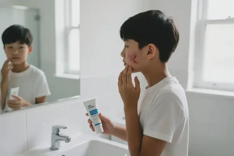 青少年臉上出濕疹可不可以根治(圖2)