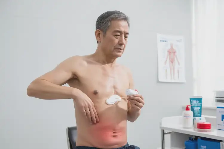 男人肚子上長濕疹能不能根治(圖1)