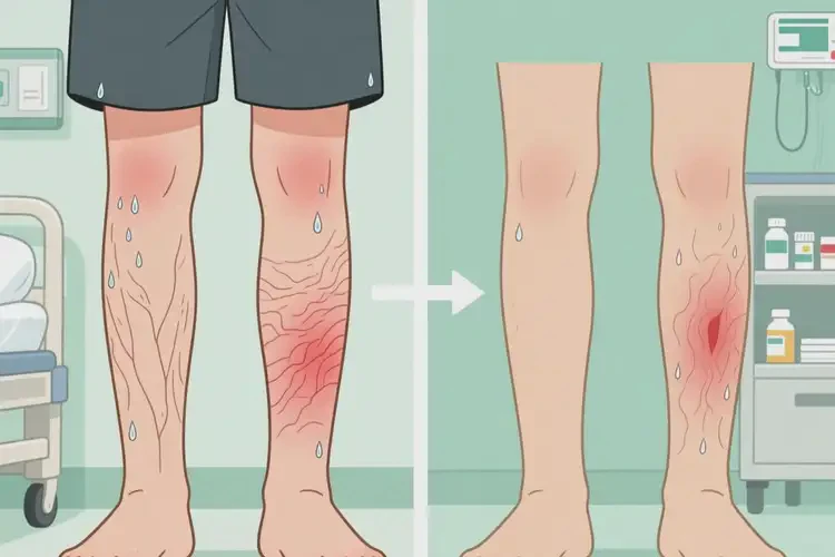 男生小腿容易起湿疹可以彻底自愈吗(图2)