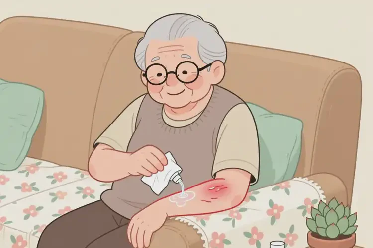 高齡老人手臂上長(zhǎng)濕疹能不能根治(圖2)