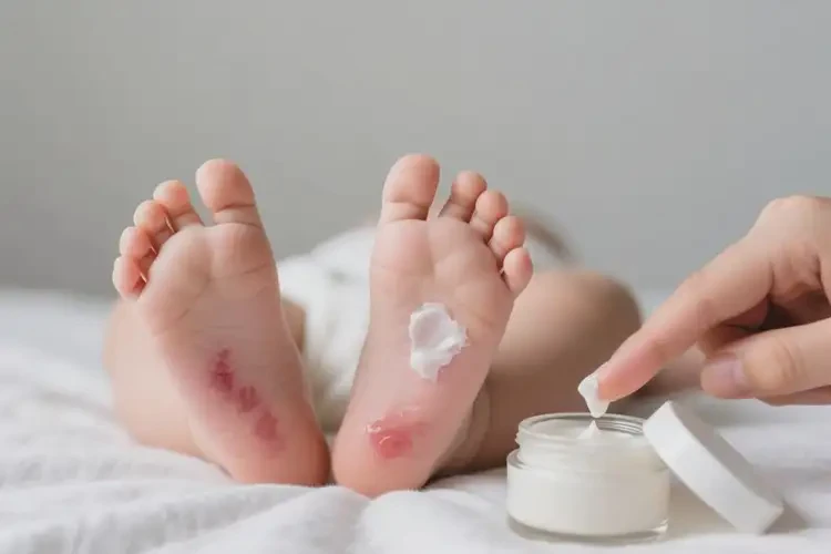 嬰兒腳上起濕疹可不可以根治(圖3)