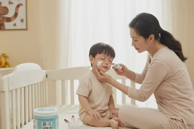 小孩面部起濕疹能夠徹底治愈嗎(圖1)