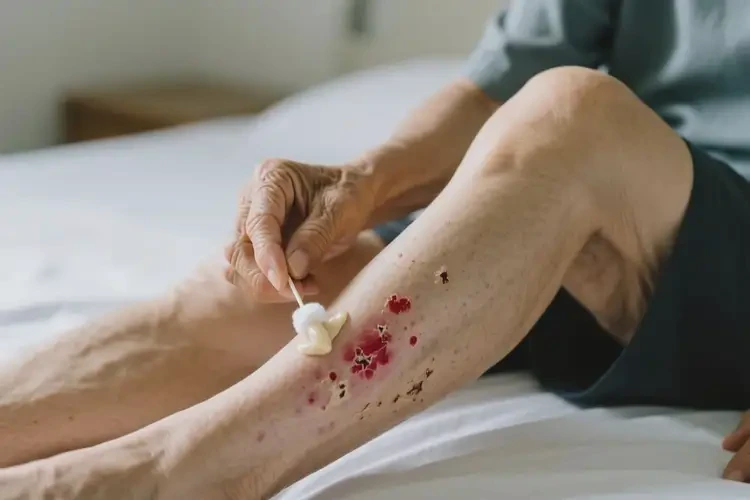 高齡老人大腿上出濕疹能不能根治(圖3)