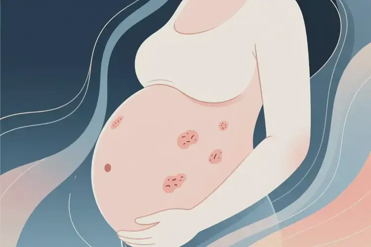 孕婦肚子上經(jīng)常長濕疹可不可以根治(圖1)