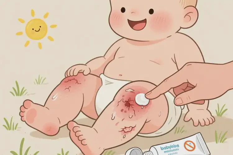 寶寶大腿上容易起濕疹可不可以根治(圖3)