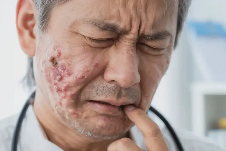 男性臉上經(jīng)常長濕疹能靠自己自愈嗎(圖4)