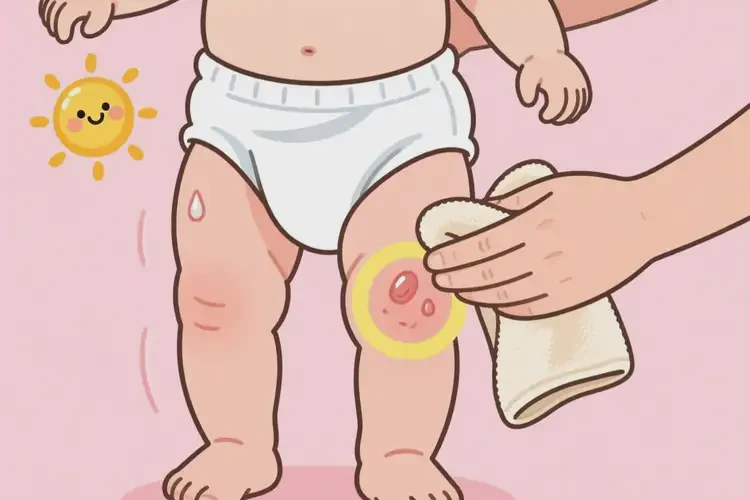 嬰幼兒大腿容易長(zhǎng)濕疹可不可以根治(圖1)