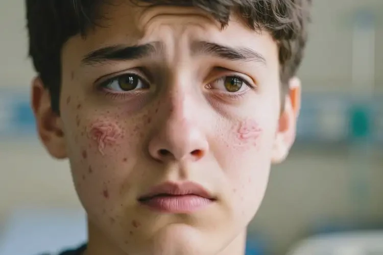 大学生面部经常长湿疹不管它会自己痊愈吗(图4)