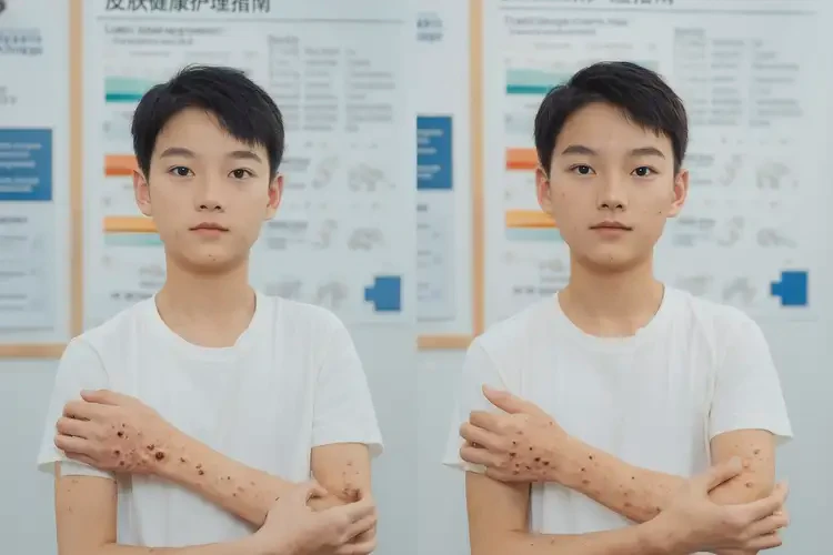 青少年手臂上偶尔长湿疹可以彻底自愈吗(图4)