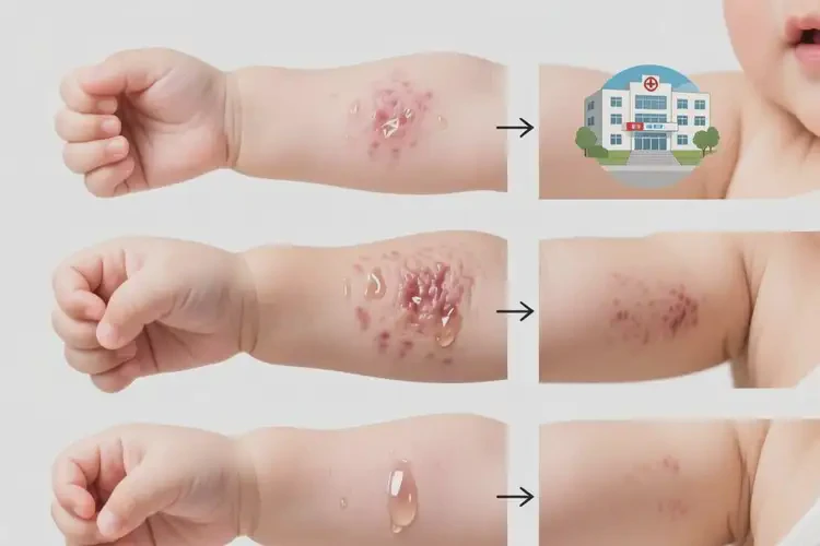 嬰兒手臂上容易長濕疹不管它會自己自愈嗎(圖2)
