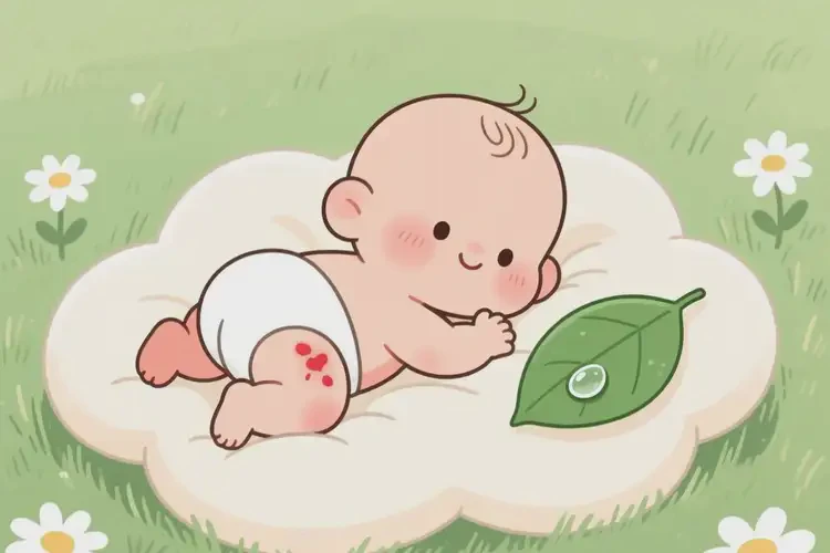 新生兒屁股上長濕疹可不可以根治(圖2)