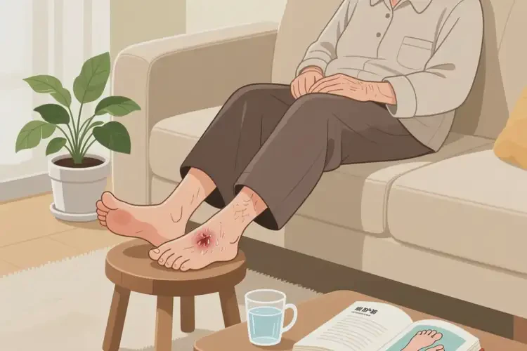 高齡老人腳上出濕疹可以徹底自愈嗎(圖1)