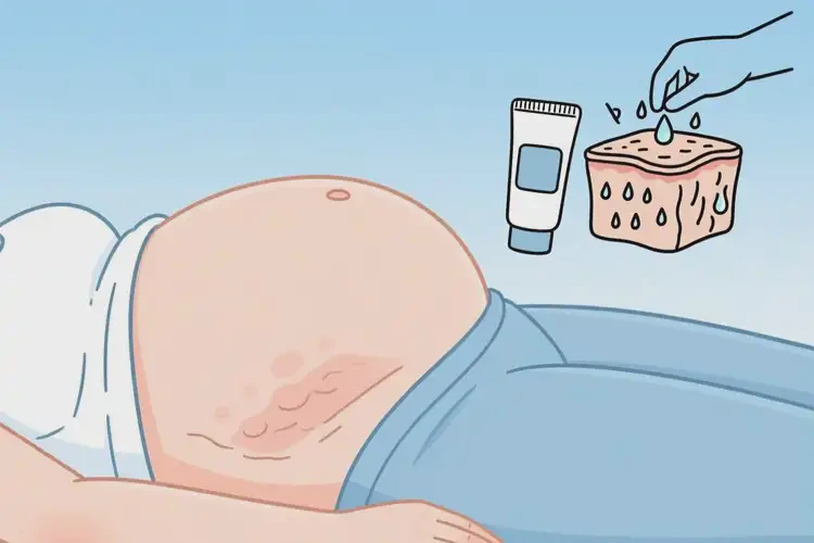 孕婦屁股容易起濕疹可不可以根治(圖1)