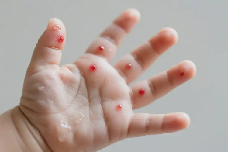 新生兒手上長(zhǎng)濕疹可不可以根治(圖1)