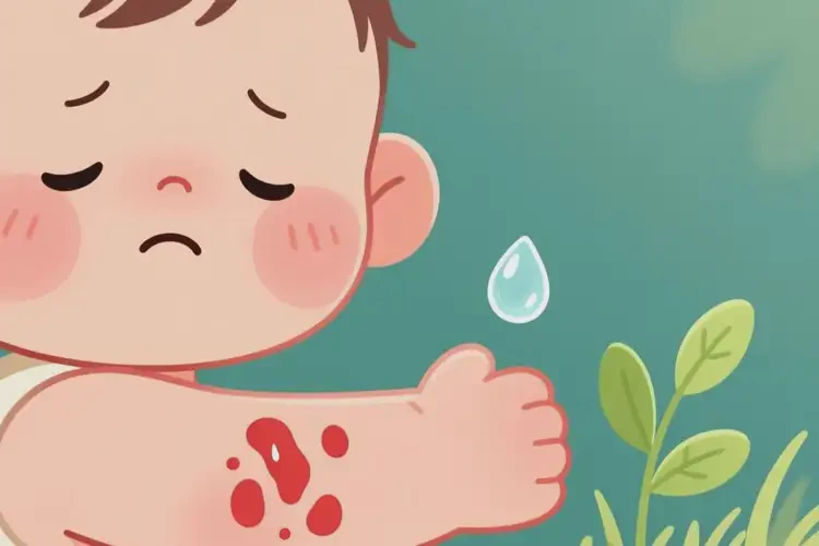 幼兒手臂長(zhǎng)濕疹不管它會(huì)自己好嗎(圖1)