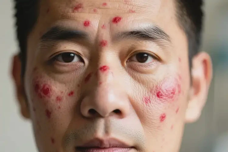 男人面部長濕疹能不能根治(圖4)