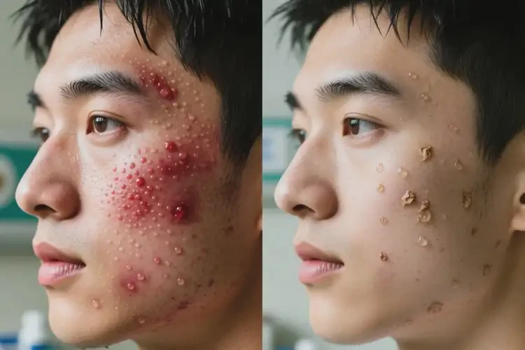 青年人面部起濕疹能徹底自愈嗎(圖2)