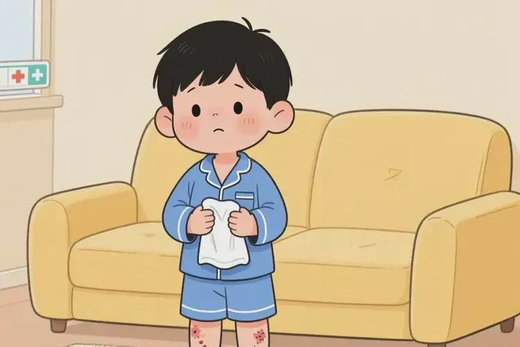少兒四肢有濕疹不管它會(huì)自己自愈嗎(圖3)