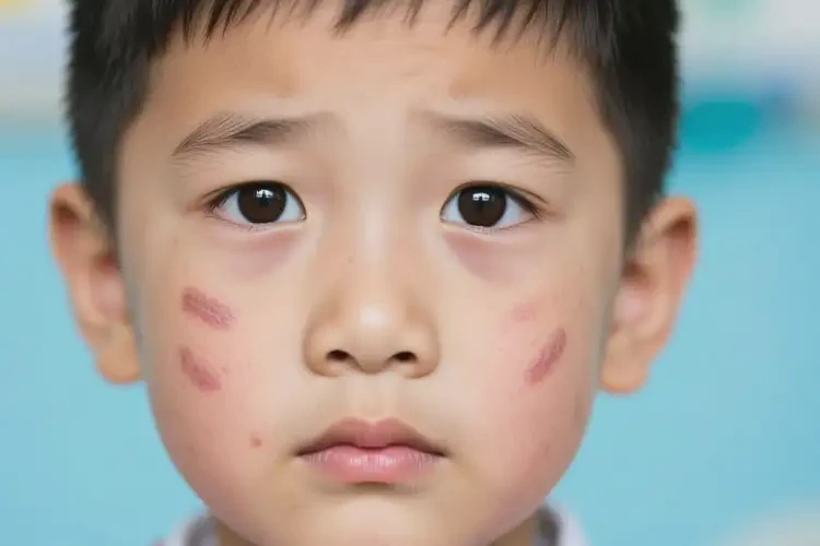 小學(xué)生面部有濕疹不管它會自己自愈嗎(圖4)