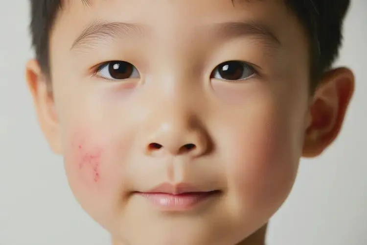 孩子臉上長濕疹不管它會自己自愈嗎(圖4)