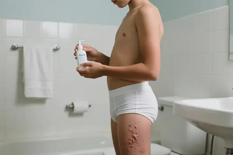 中學(xué)生大腿上偶爾長濕疹能夠徹底治愈嗎(圖2)