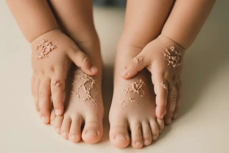 小孩四肢出現(xiàn)濕疹不管它會自己自愈嗎(圖3)