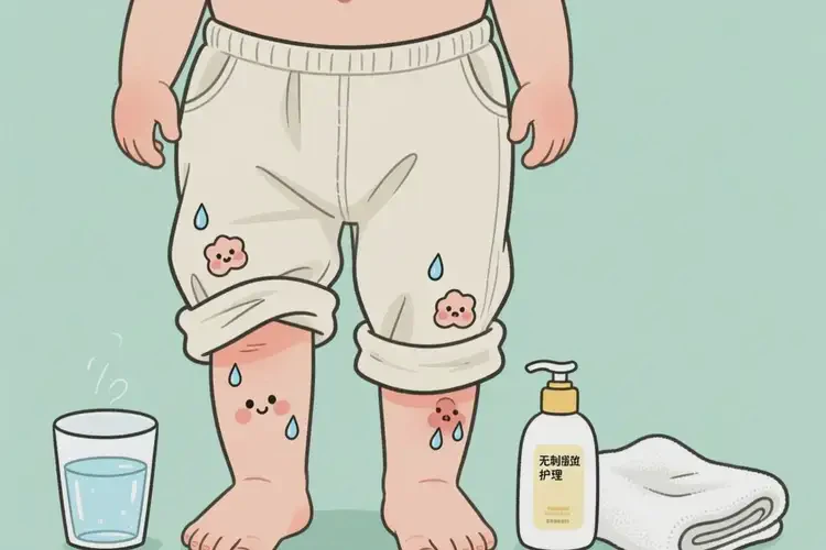 幼兒小腿上容易起濕疹可以徹底自愈嗎(圖2)