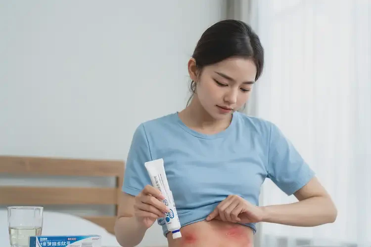 女生肚子上起濕疹不管它會(huì)自己自愈嗎(圖3)