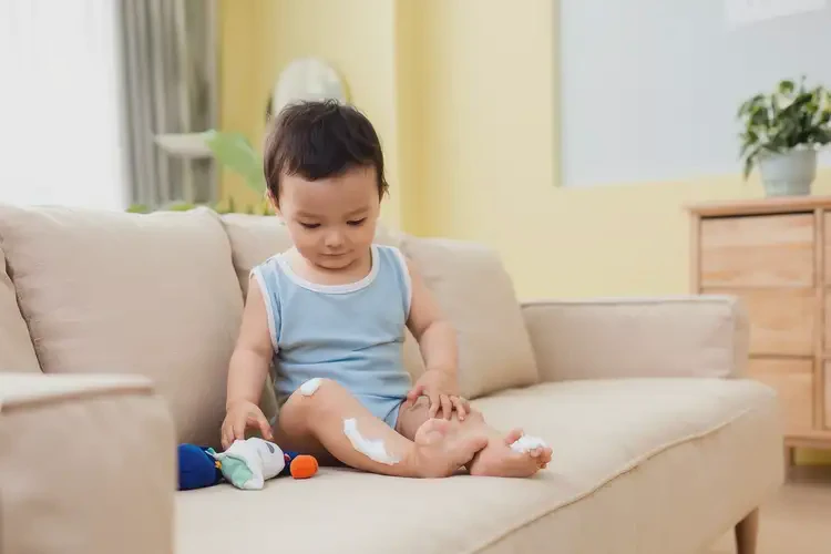 幼兒大腿上偶爾起濕疹能徹底自愈嗎(圖3)