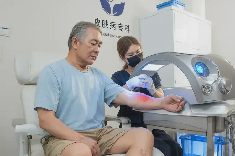 男人腳上出現(xiàn)濕疹能夠徹底治愈嗎(圖2)