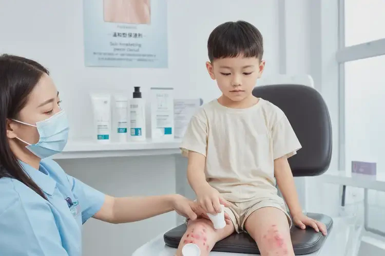 孩子腳上起濕疹能徹底自愈嗎(圖2)