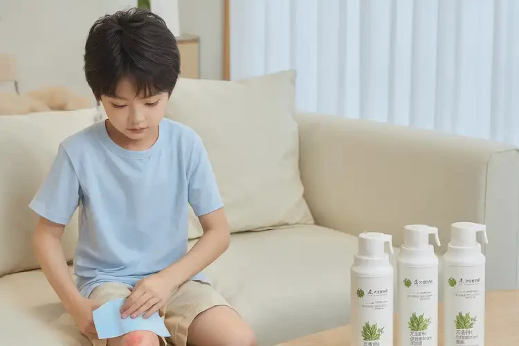 兒童大腿長濕疹不管它會自己痊愈嗎(圖1)