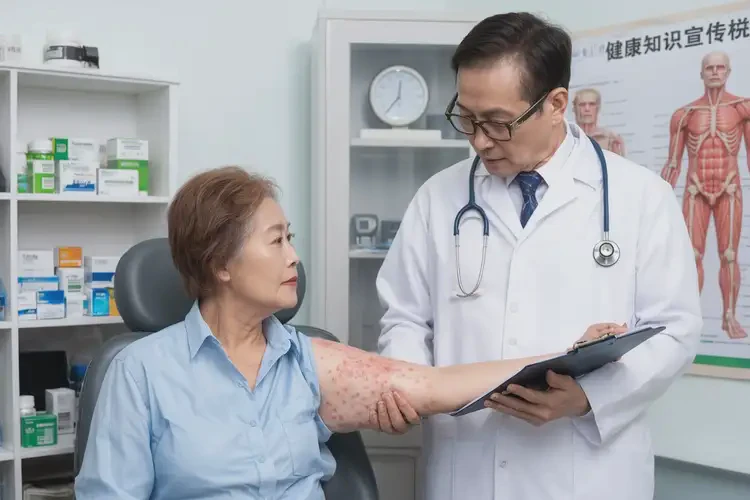 女人身上出濕疹能不能徹底自愈(圖1)