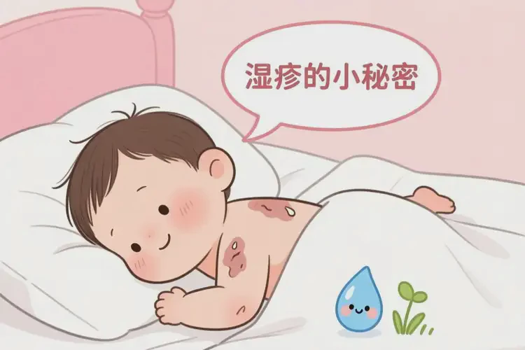 幼儿脖子上长湿疹可不可以彻底自愈(图3)