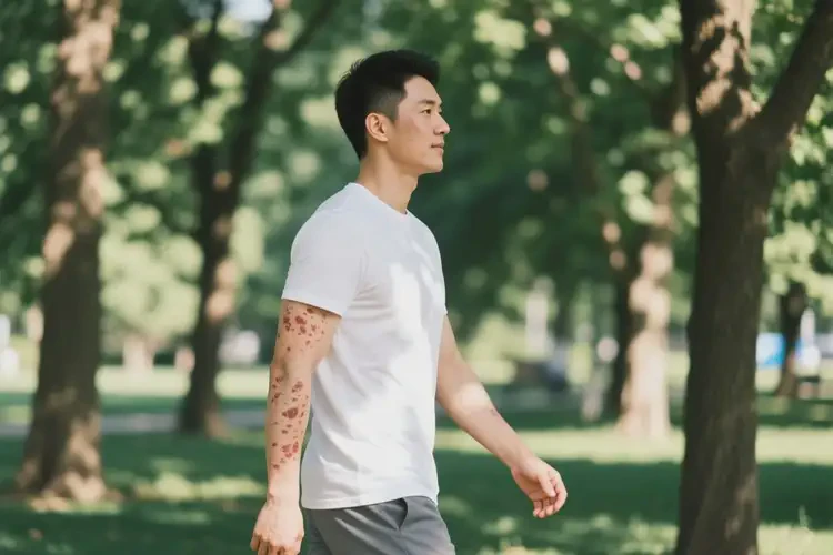 男人全身經(jīng)常長濕疹能不能根治(圖1)