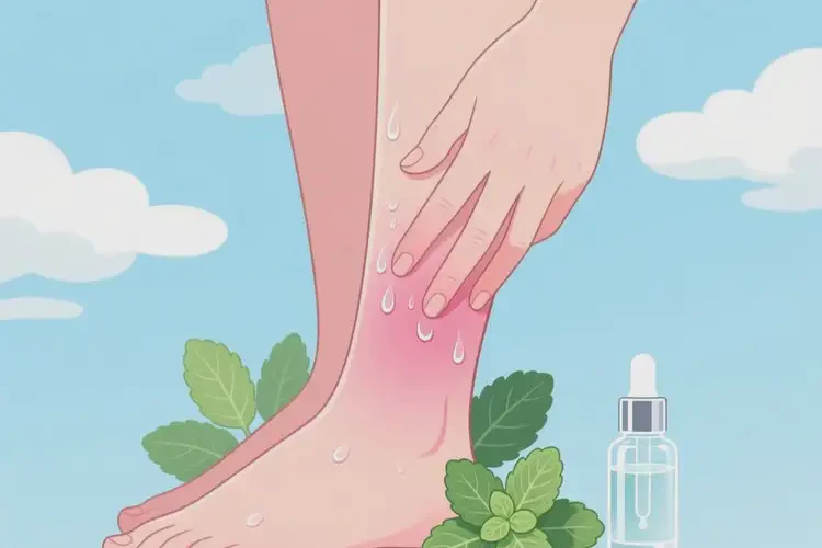 女性小腿偶爾起濕疹能靠自己自愈嗎(圖1)