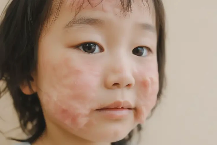 小孩面部起濕疹能夠徹底治愈嗎(圖3)