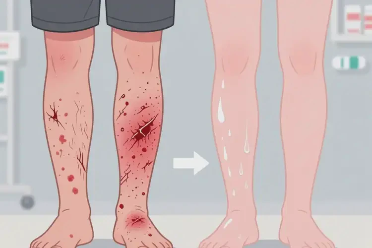 男人小腿上經常起濕疹能不能根治(圖2)